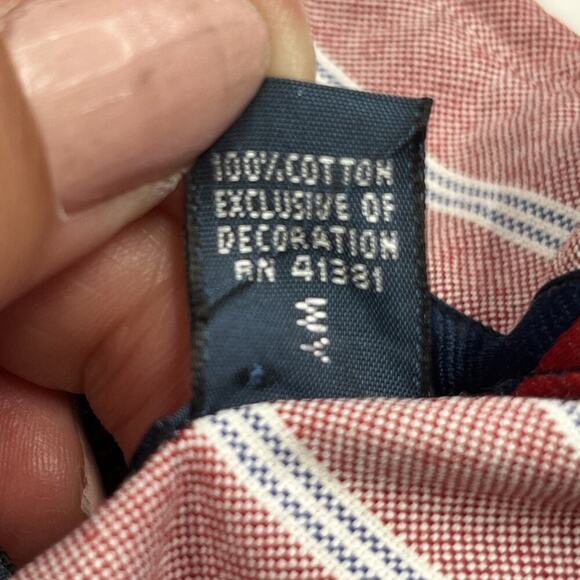 Vintage Ralph Lauren Mens Custom Fit Long Sleeve XXL Button Down Pink Preppy - Picture 7 of 11